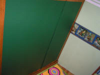New Chalk/Magnet Board in kid's cabin
